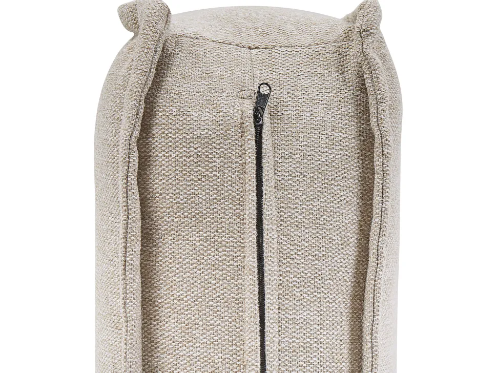 Fabric 1-Seat Section Beige Tibro