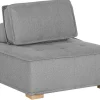 Fabric 1-Seat Section Grey Tibro