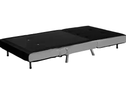 Fabric Single Sofa Bed Black Farris