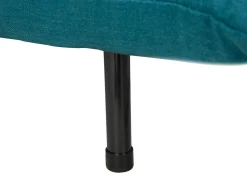 Fabric Single Sofa Bed Blue Setten