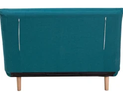 Fabric Single Sofa Bed Blue Setten
