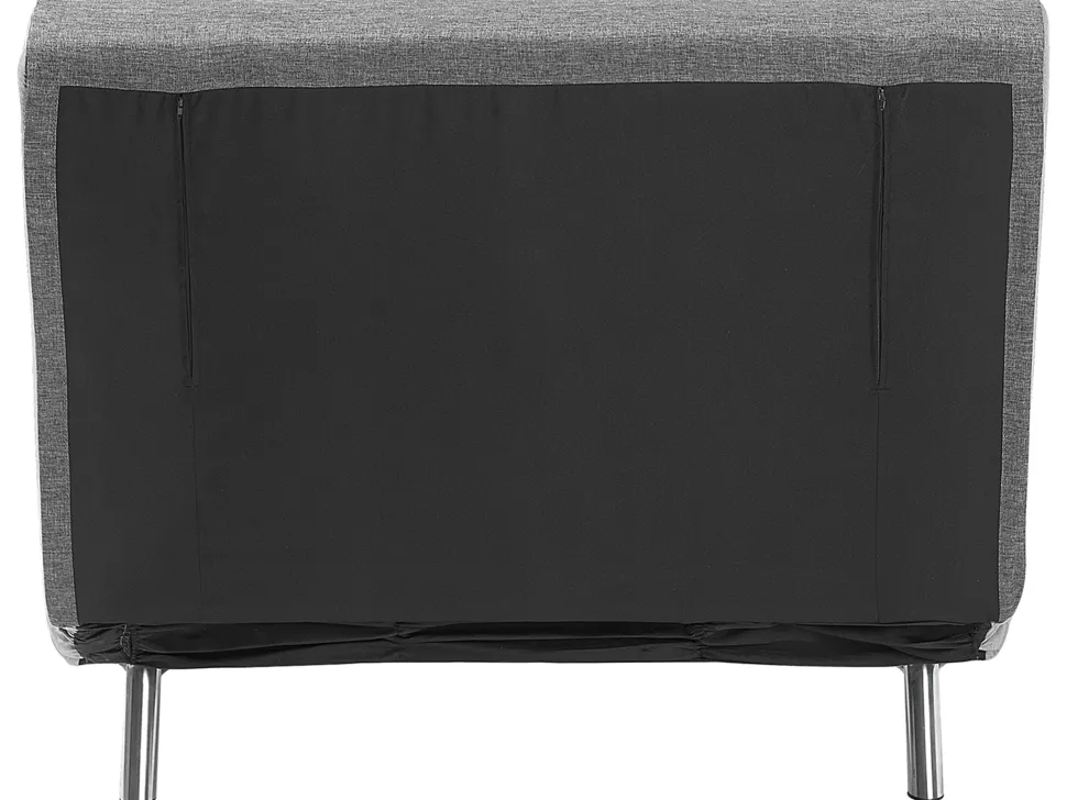 Fabric Single Sofa Bed Grey Farris