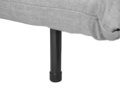 Fabric Single Sofa Bed Grey Setten