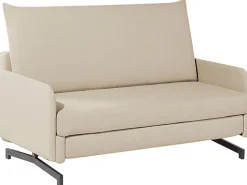 Fabric Sofa Bed Beige Belfast