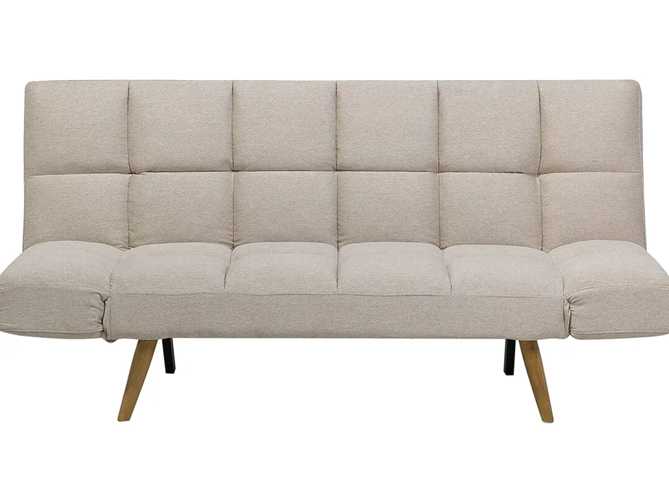 Fabric Sofa Bed Beige Ingaro