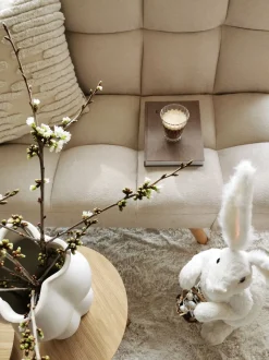 Fabric Sofa Bed Beige Ingaro