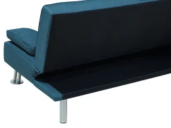 Fabric Sofa Bed Blue Roxen