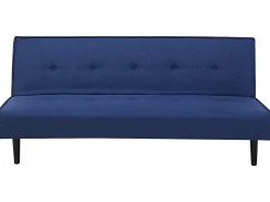 Fabric Sofa Bed Blue Visby
