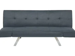 Fabric Sofa Bed Dark Blue Bristol