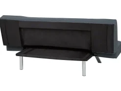 Fabric Sofa Bed Dark Blue Bristol