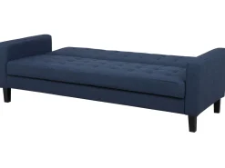 Fabric Sofa Bed Dark Blue Vehkoo