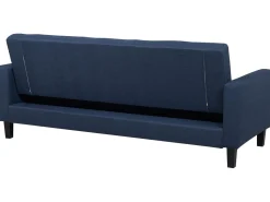 Fabric Sofa Bed Dark Blue Vehkoo