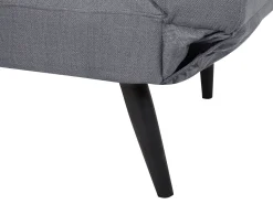 Fabric Sofa Bed Dark Grey Brekke