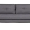 Fabric Sofa Bed Dark Grey Edland