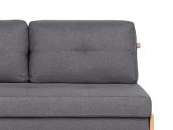 Fabric Sofa Bed Dark Grey Edland