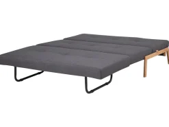 Fabric Sofa Bed Dark Grey Edland