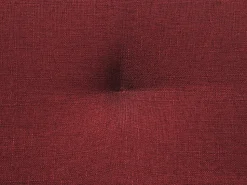 Fabric Sofa Bed Dark Red Lucan