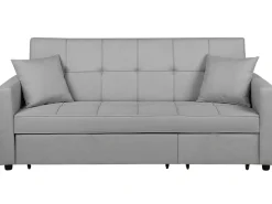 Fabric Sofa Bed Grey Glomma