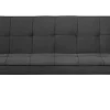 Fabric Sofa Bed Grey Hasle