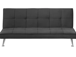 Fabric Sofa Bed Grey Hasle