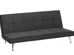 Fabric Sofa Bed Grey Hasle