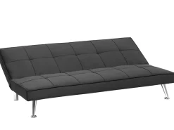 Fabric Sofa Bed Grey Hasle