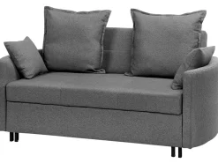 Fabric Sofa Bed Grey Hovin