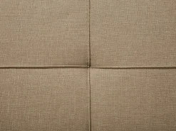 Fabric Sofa Bed Light Brown Ronne