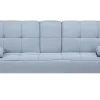 Fabric Sofa Bed Light Grey Roxen