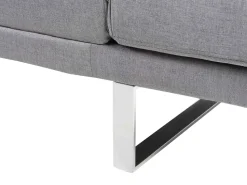 Fabric Sofa Bed Light Grey York