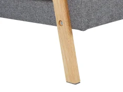 Fabric Sofa Bed Light Grey Tjorn