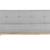 Fabric Sofa Bed Light Grey Froya