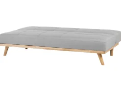 Fabric Sofa Bed Light Grey Froya