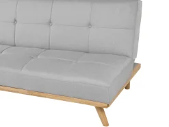 Fabric Sofa Bed Light Grey Froya
