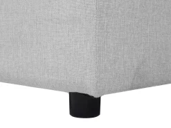Fabric Sofa Bed Light Grey Karrabo