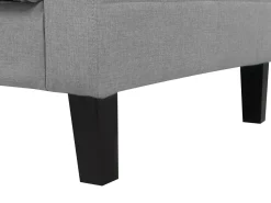 Fabric Sofa Bed Light Grey Vehkoo
