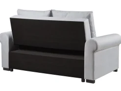 Fabric Sofa Bed Light Grey Silda