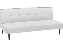 Fabric Sofa Bed Light Grey Visby