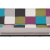Fabric Sofa Bed Patchwork Leeds