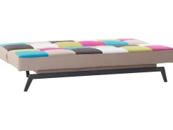 Fabric Sofa Bed Patchwork Leeds