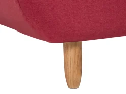Fabric Sofa Bed Red Alsten