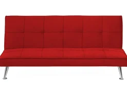 Fabric Sofa Bed Red Hasle