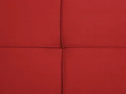 Fabric Sofa Bed Red Hasle