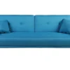 Fabric Sofa Bed Sea Blue Lucan