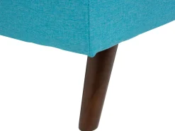 Fabric Sofa Bed Turquoise Blue Ronne