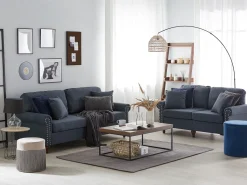 Fabric Sofa Set Dark Grey Otra