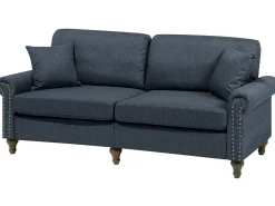 Fabric Sofa Set Dark Grey Otra