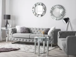 Fabric Sofa Set Grey Vissland