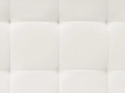 Faux Leather Chaise Lounge White Aberdeen