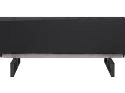 Faux Leather Sofa Bed Black Derby